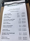 Weinwirtschaft Sellin menu