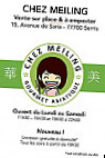 Chez Meiling menu