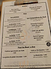 Les Pitchouns menu