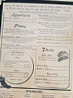 Tina's Cafe menu