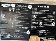 Moustache Cafe menu