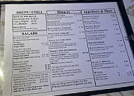 Lost Acres menu