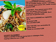 Bangkok Deli Street Food menu