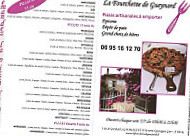 La Fourchette de Gueynard menu