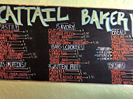 Cattail Bakery menu