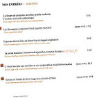 Le Pescadou menu