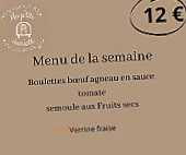 Ma P'tite Chariotte menu