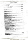 Ferme Auberge Du Grand Ballon menu