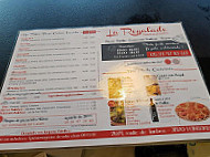 Régalade menu