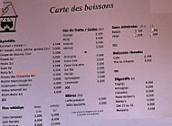 Auberge Du Vieux Domaine menu