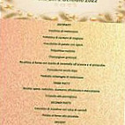 Agriturismo Alpa menu