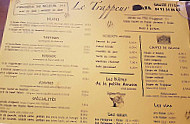 Le Trappeur menu