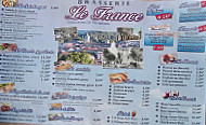 Cafe De France menu