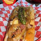 Los Hotdogs De La Baja food