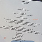 Maison Arlot Cheng menu