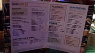 The Brass Tap menu