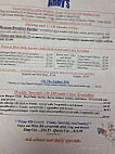 Andy's Pancake Steakhouse menu