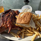 Three Guys and a Grill at Marsh Lodge food