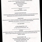 Zaffron Mediterranean Cuisine menu