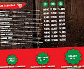 Baobab Kafé menu