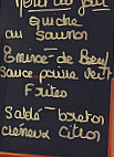 La Cuisine menu