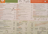 La Porte Sainte Claire menu