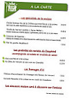 Bellier menu