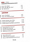 Le Florentin Hôtel Central menu