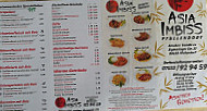 Asia Imbiss menu