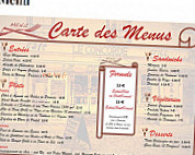 Le Concorde menu