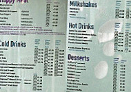 Mcdonald's menu