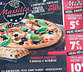 Massilia Pizz&wich menu