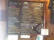 Sunset Landing Luncheonette menu