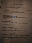 A.hansen Restaurant Bar menu