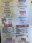 El Molino menu