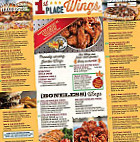 Quaker Steak Lube menu