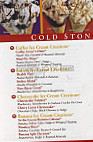 Cold Stone Creamery menu