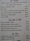 Le Clos Gourmand menu