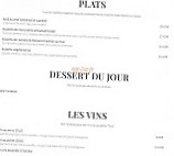 Le Clan Des Cigales menu