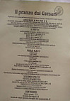 La Taverna Dei Corsari menu