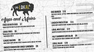 The Lokal menu