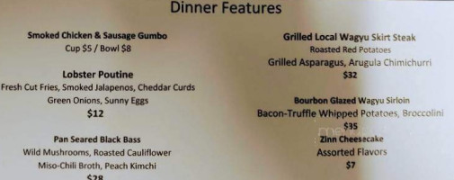 Urban Comforts Eatery menu