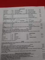 Mendoza's Restaurants menu