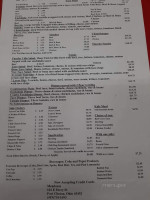 Mendoza's Restaurants menu