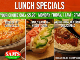 Sam's Italian Foods food