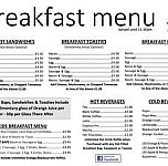 Breaktimes menu