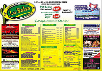 La Salsa menu