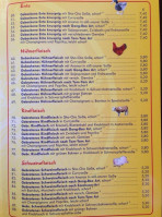 Asia Imbiss menu