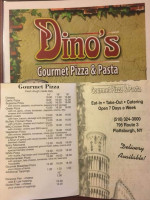 Dino&#x27;s Pizza menu