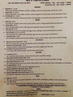 Noi's Thai Kitchen menu